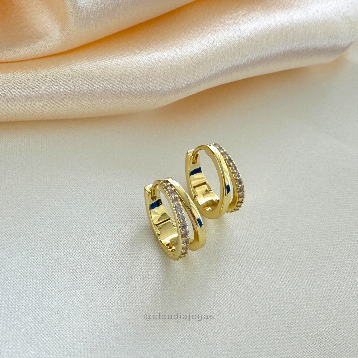 Argollas Doble Hilera con Circones