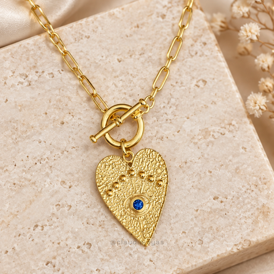 Collar Corazón Tercer Ojo