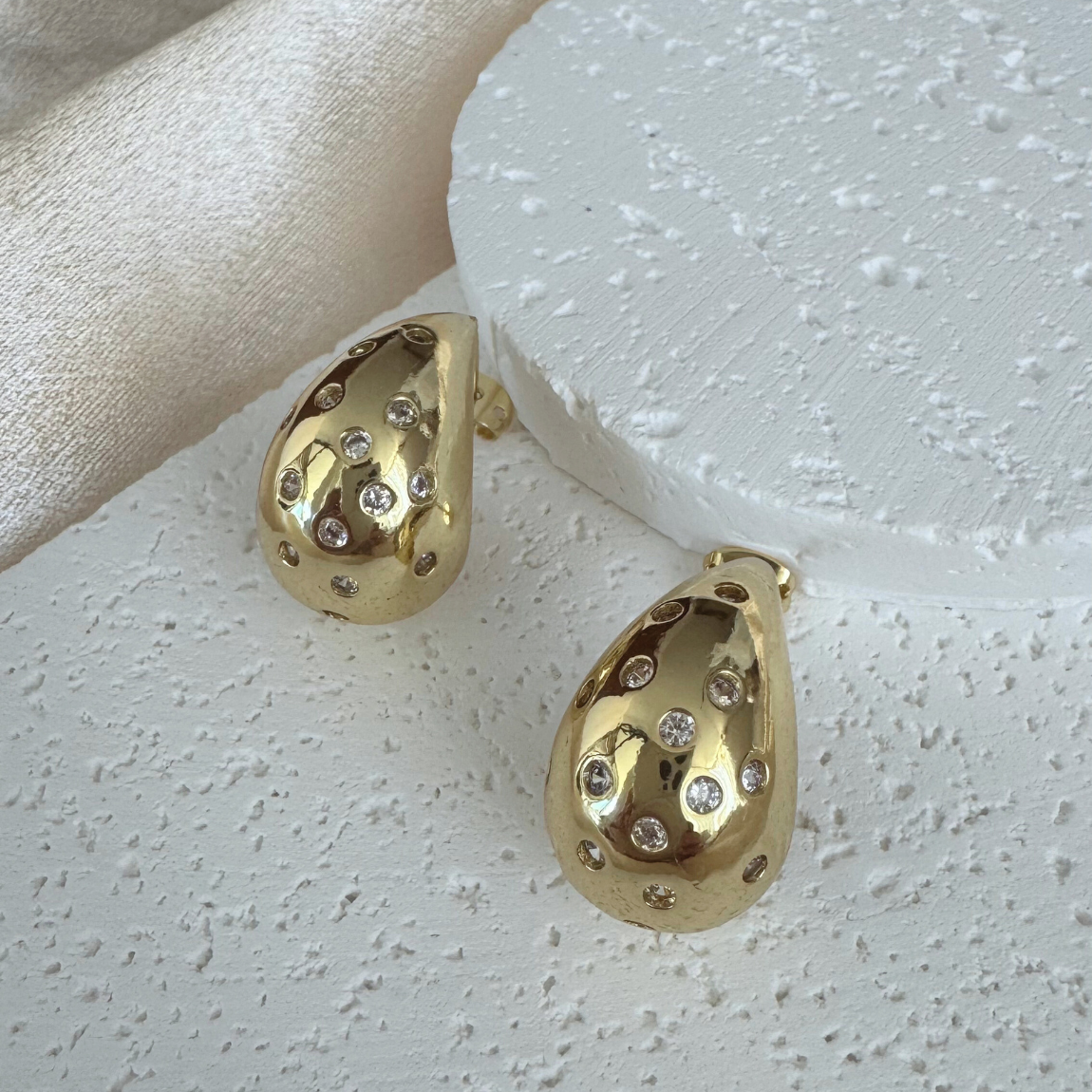 Aros Gota Maxi con Circones