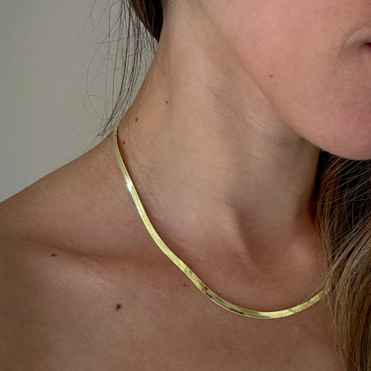 Cinta Dorada 18K 40cm/4mm