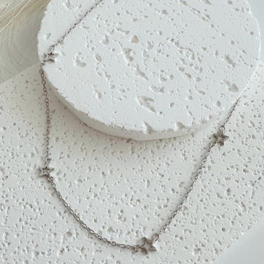 Collar Estrellas Plata 925