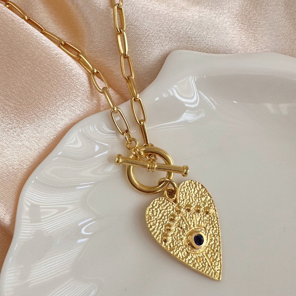 Collar Corazón Tercer Ojo