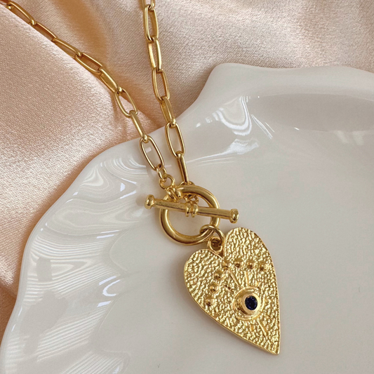 Collar Corazón Tercer Ojo