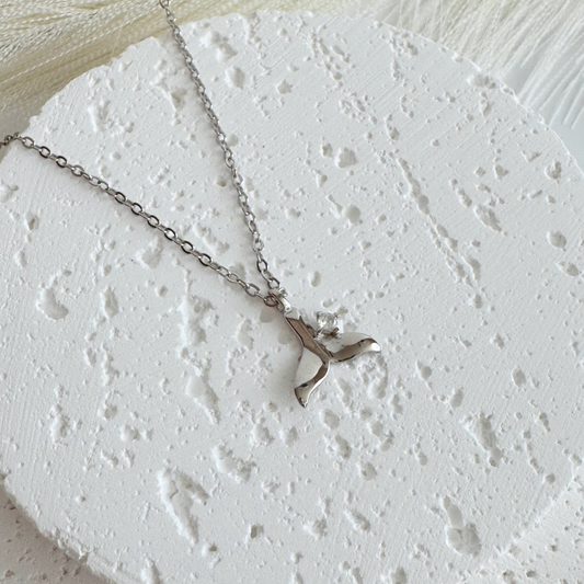 Collar Cola de Mar Plata 925